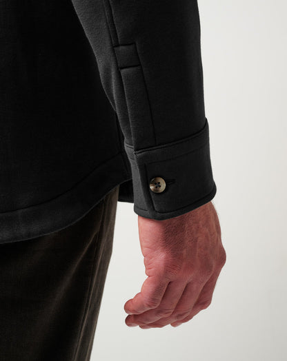 Cloud Shirt Jacket Black | Travis Mathew