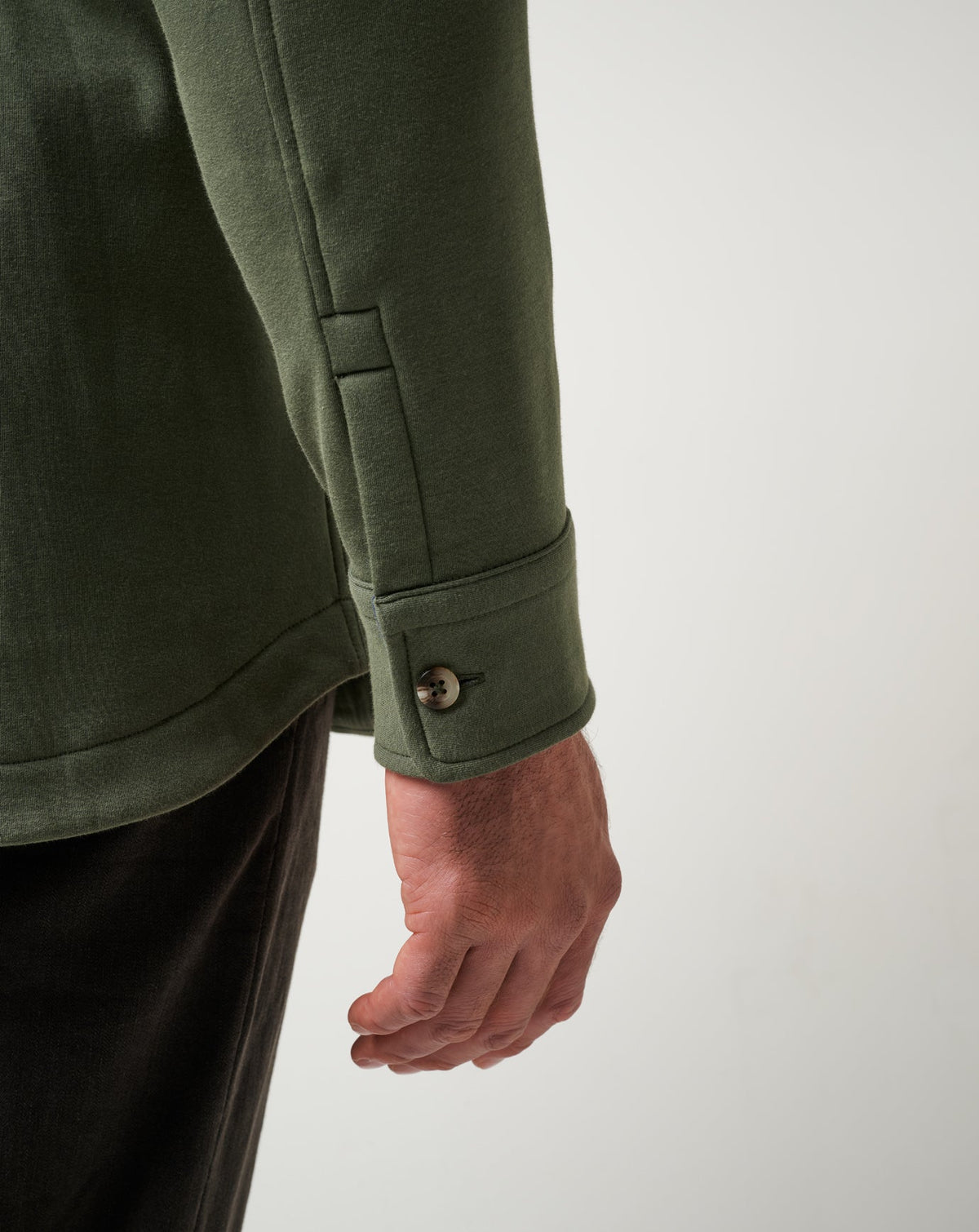Cloud Shirt Jacket Dark Olive | Travis Mathew