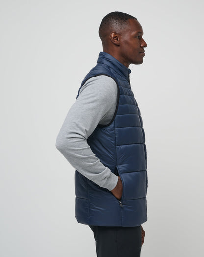 Aves Tech Puffer Vest Total Eclipse | Travis Mathew