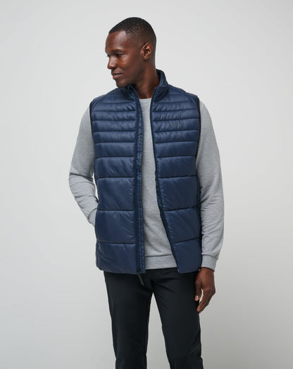 Aves Tech Puffer Vest Total Eclipse | Travis Mathew