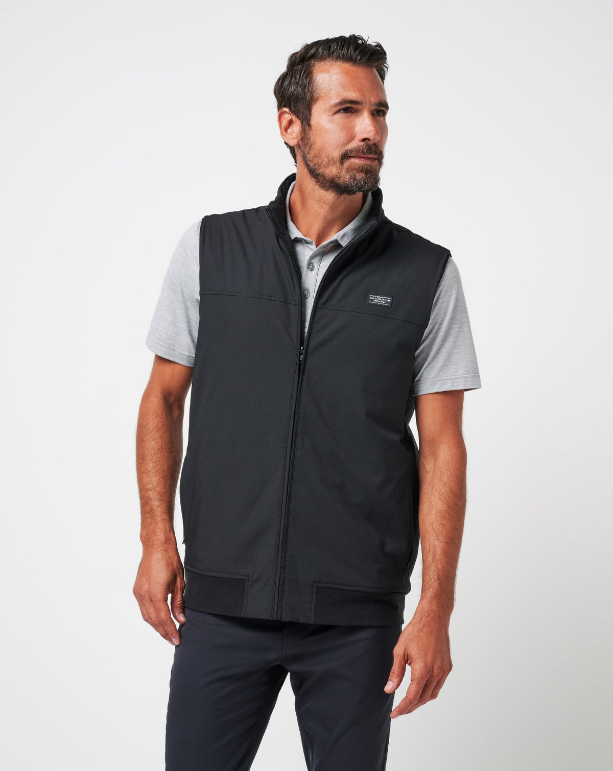 Wanderlust Vest Black | Travis Mathew