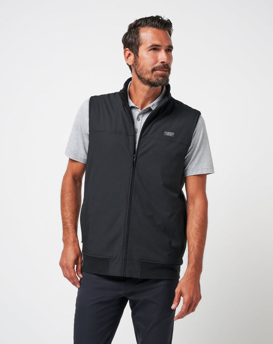 Wanderlust Vest Black | Travis Mathew