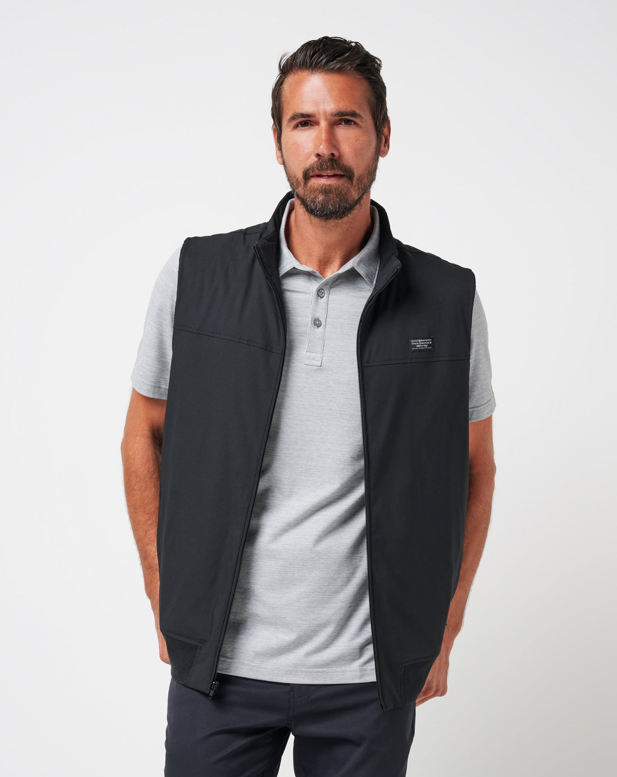 Wanderlust Vest Black | Travis Mathew