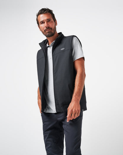 Wanderlust Vest Black | Travis Mathew