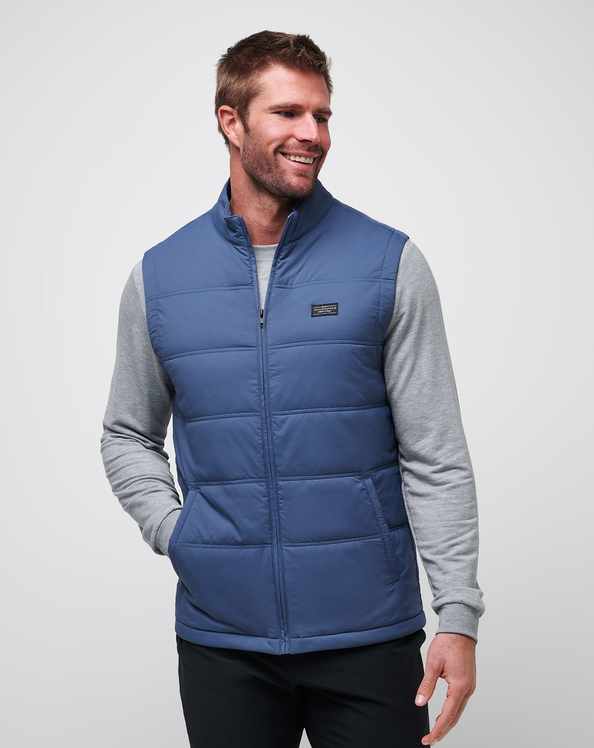 Palisades Puffer Vest Navy | Travis Mathew