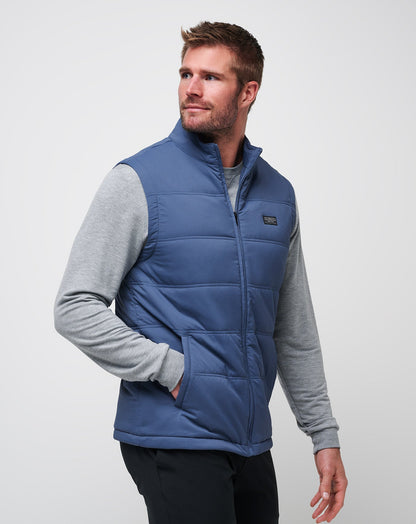 Palisades Puffer Vest Navy | Travis Mathew