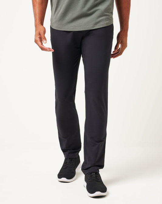 Open To Close Midweight Pant Black | Travis Mathew