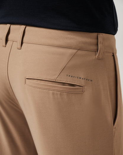 Open To Close Tech Chino Pant Khaki | Travis Mathew