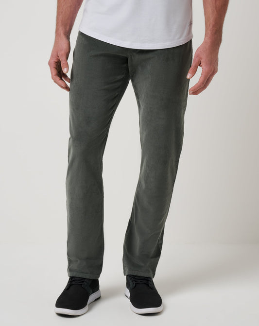 Start The Journey Corduroy Pant Dark Olive | Travis Mathew