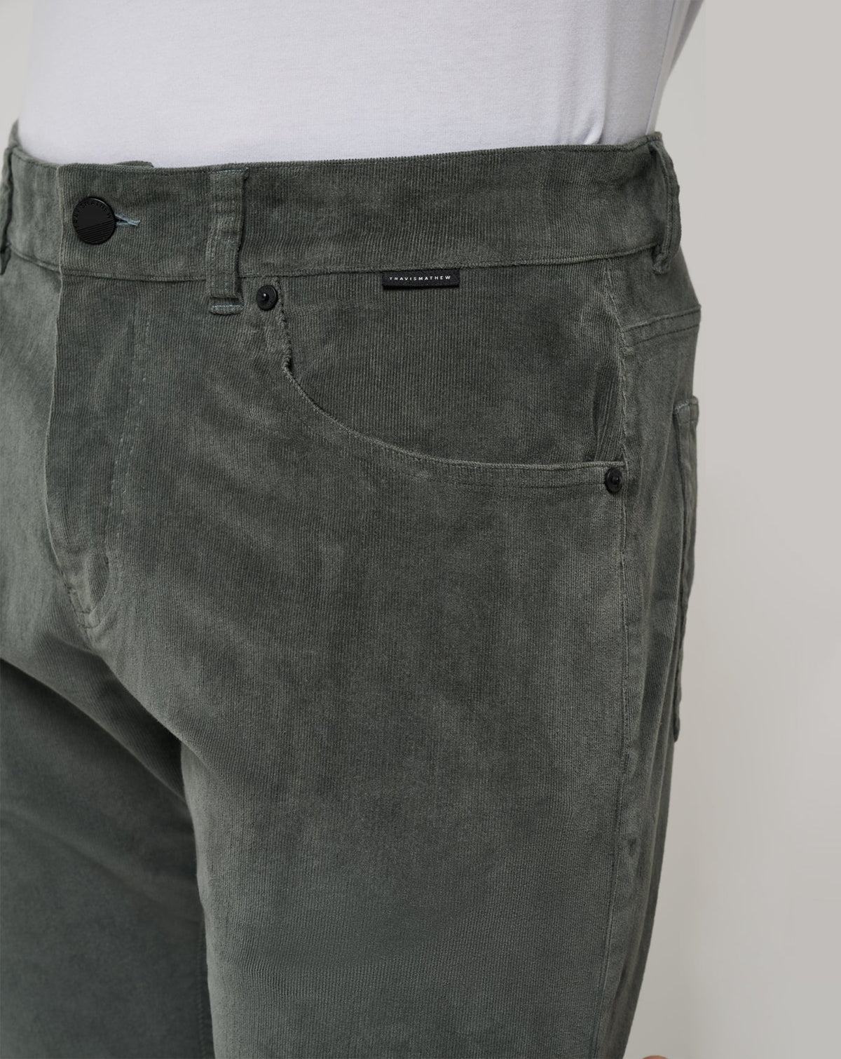 Start The Journey Corduroy Pant Dark Olive | Travis Mathew