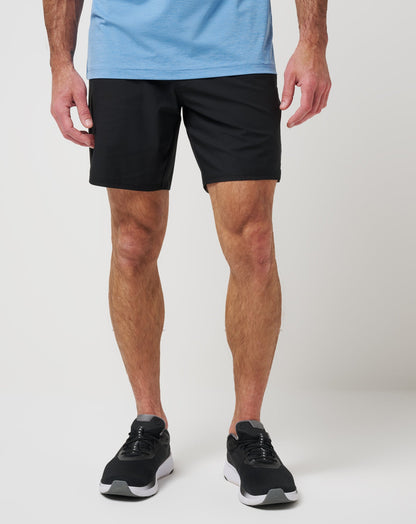Wanderlust E-Waist Short 7.5In Black | Travis Mathew