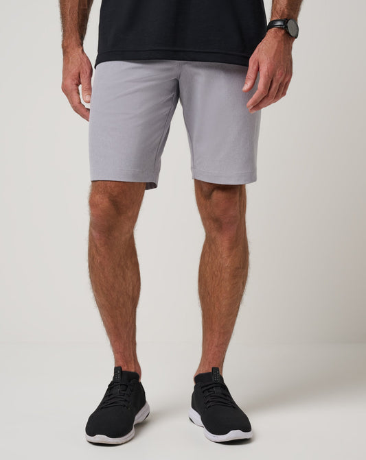 Beck 2.0 Short 10In Heather Sleet | Travis Mathew