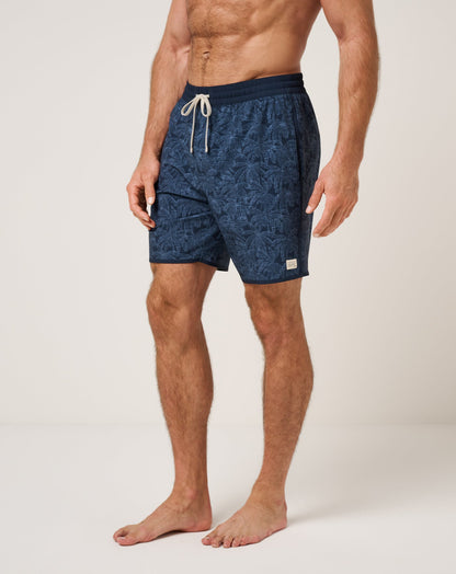 Tidal Whisper Boardshort 18In Total Eclipse | Travis Mathew