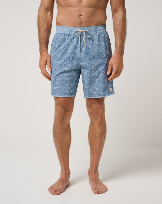 Tidal Whisper Boardshort 18In Ash Blue | Travis Mathew