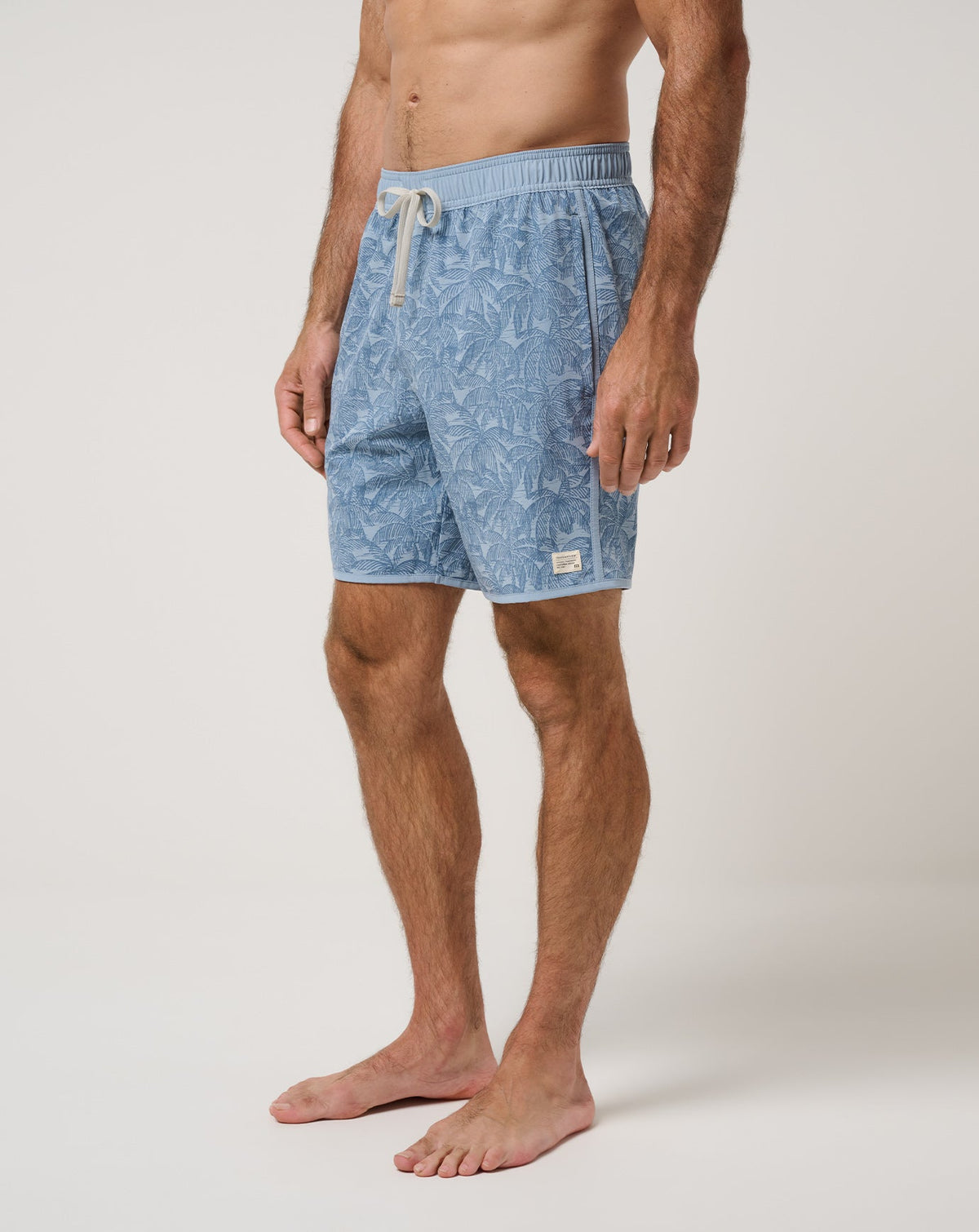 Tidal Whisper Boardshort 18In Ash Blue | Travis Mathew