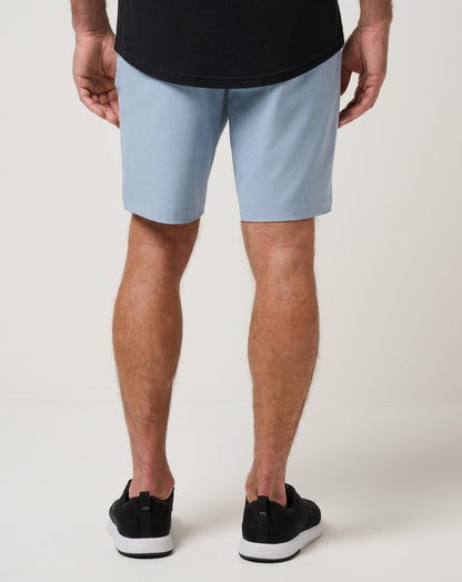 Beck 2.0 Short 10In Heather Ash Blue | Travis Mathew