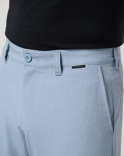 Beck 2.0 Short 10In Heather Ash Blue | Travis Mathew