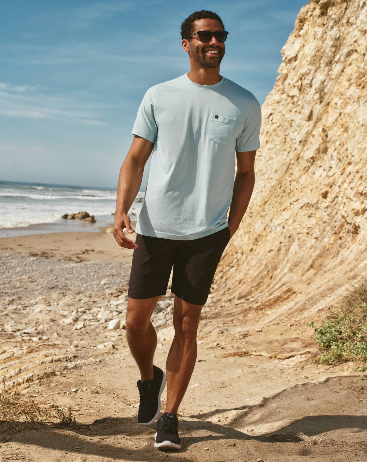 Wanderlust Short 9In Black | Travis Mathew