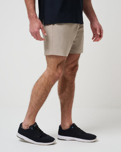 Wanderlust Short 7In Khaki | Travis Mathew