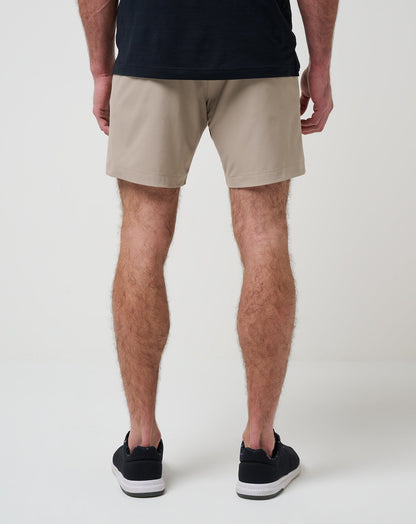 Wanderlust Short 7In Khaki | Travis Mathew