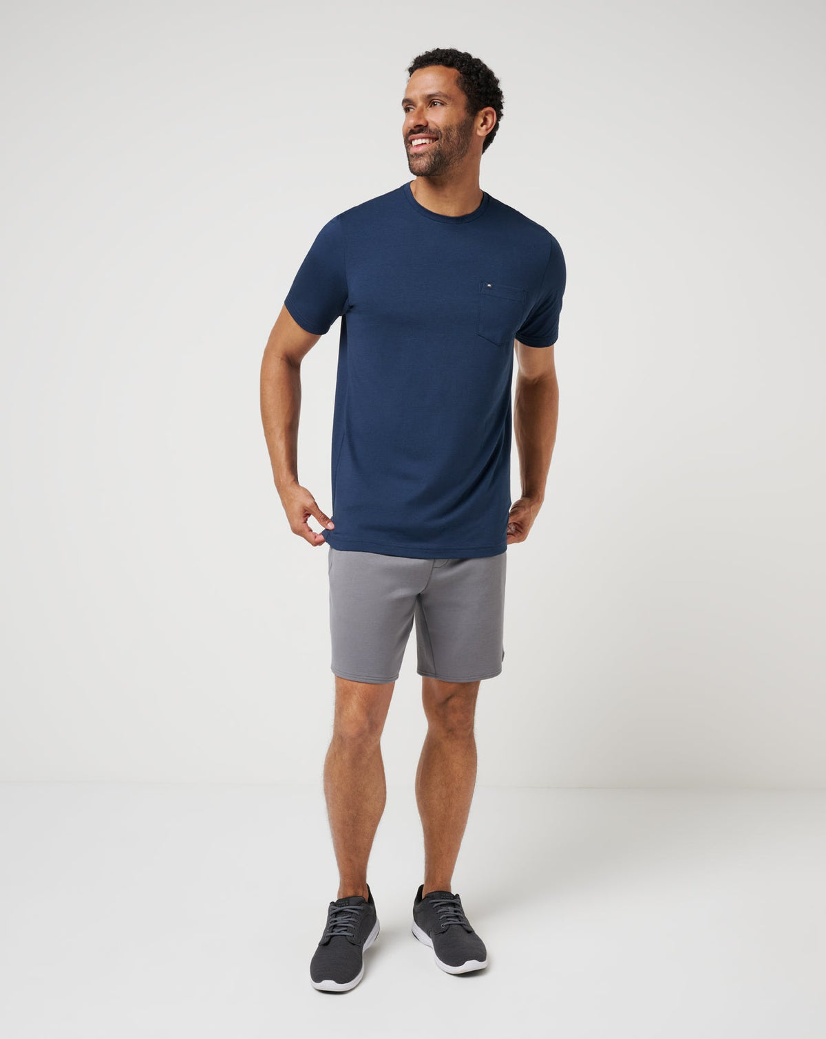 Fibercloud Short 8In Heather Grey | Travis Mathew