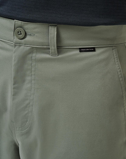Tech Knit Short 9In Dark Olive | Travis Mathew