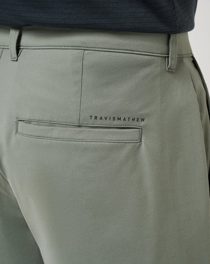 Tech Knit Short 9In Dark Olive | Travis Mathew