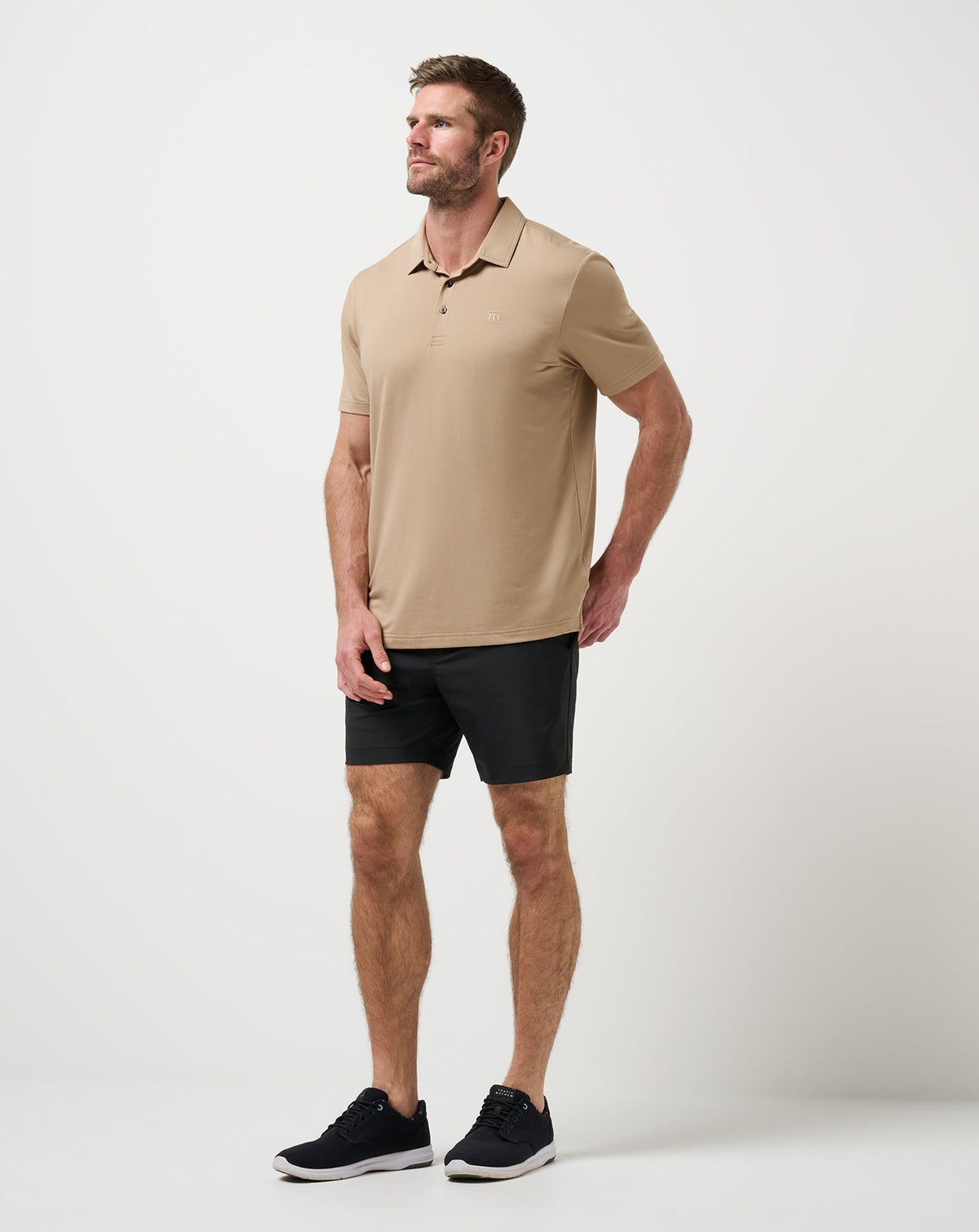 Wanderlust Short 7In Black | Travis Mathew