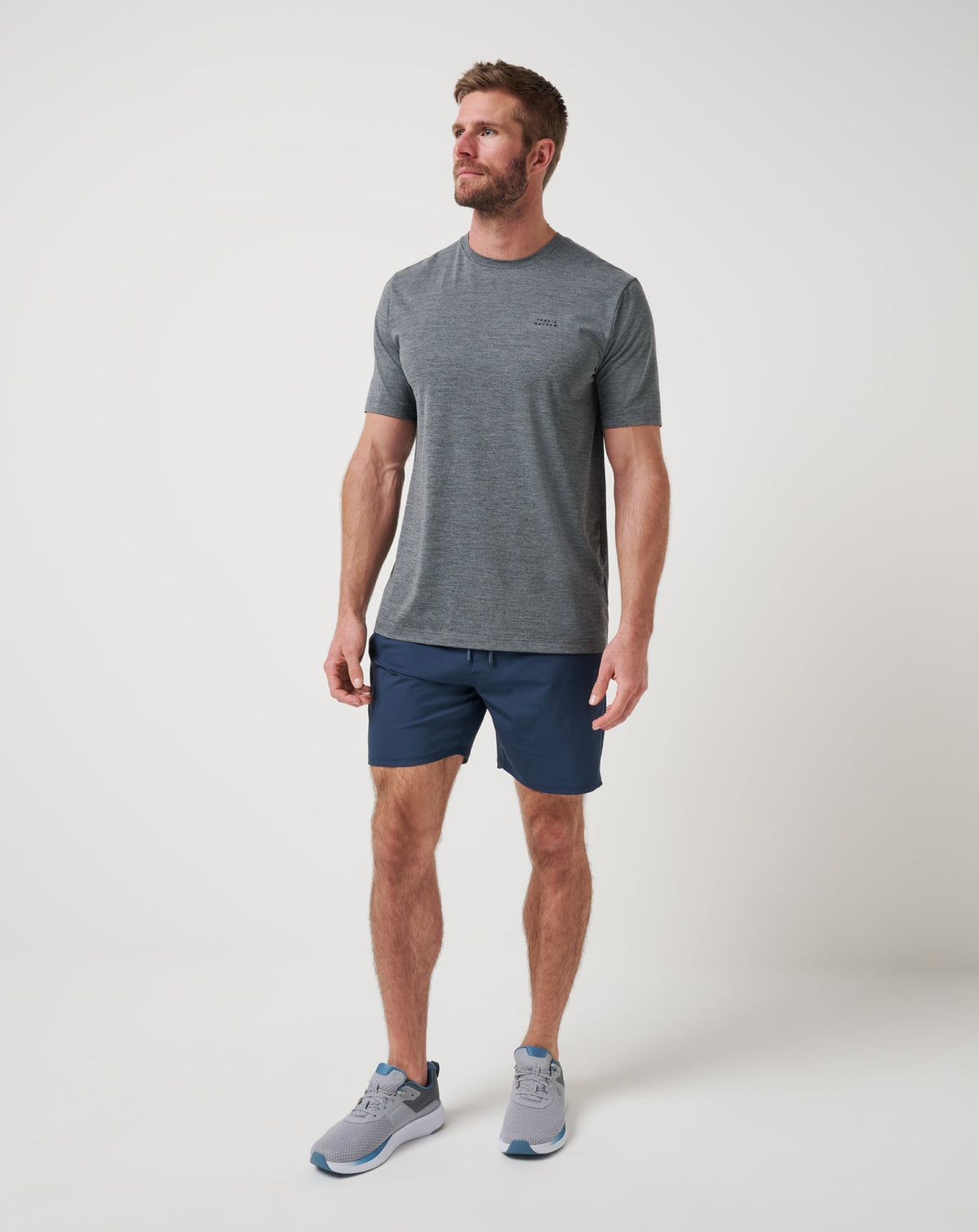 Wanderlust E-Waist Short 7.5In Mood Indigo | Travis Mathew