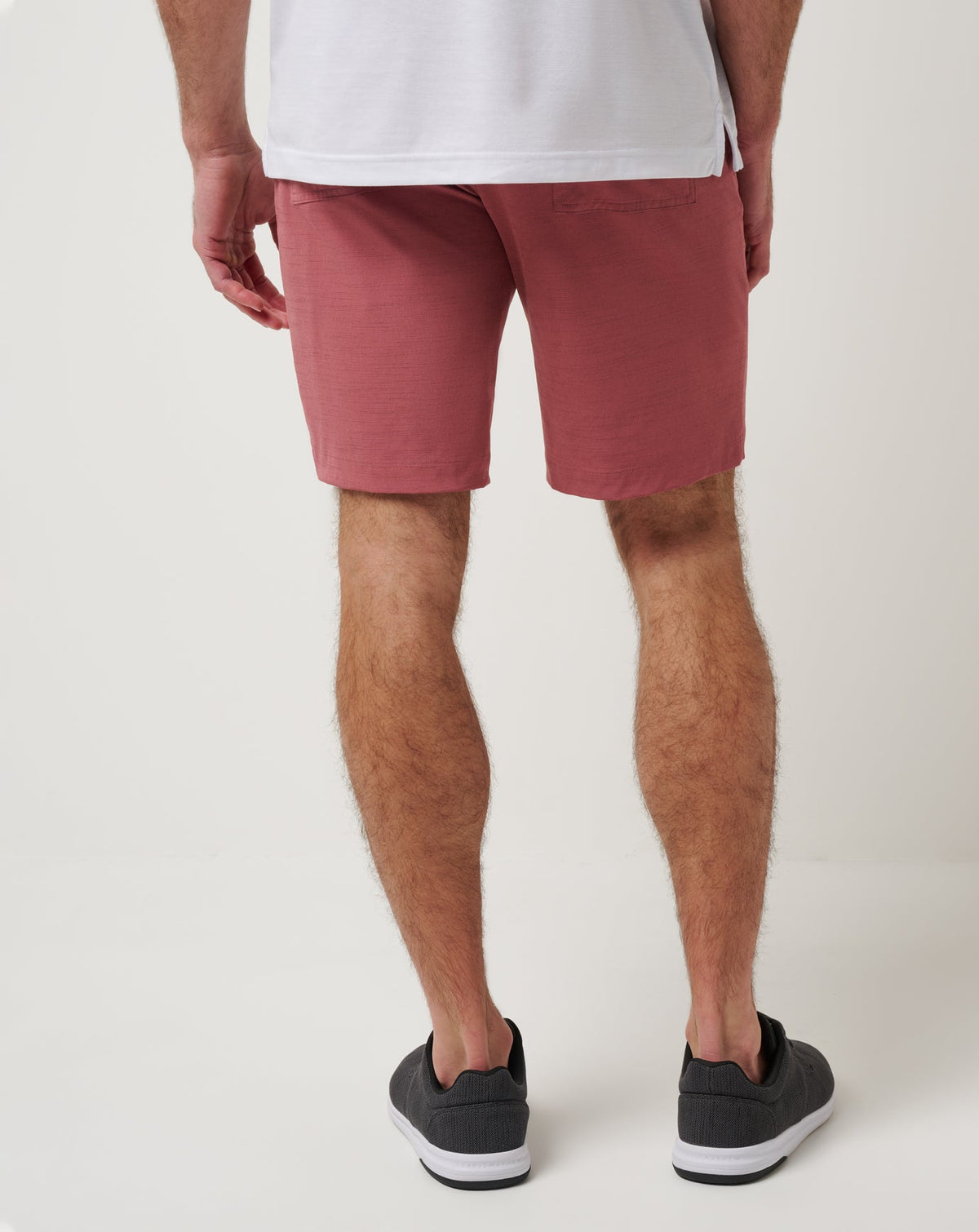 Travel Year Short 9In Heather Roan Rouge | Travis Mathew