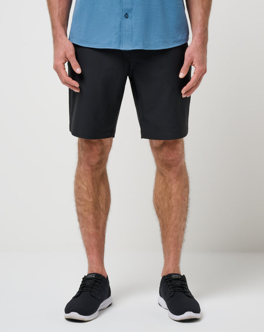 Call An Audible Short 9In Black | Travis Mathew