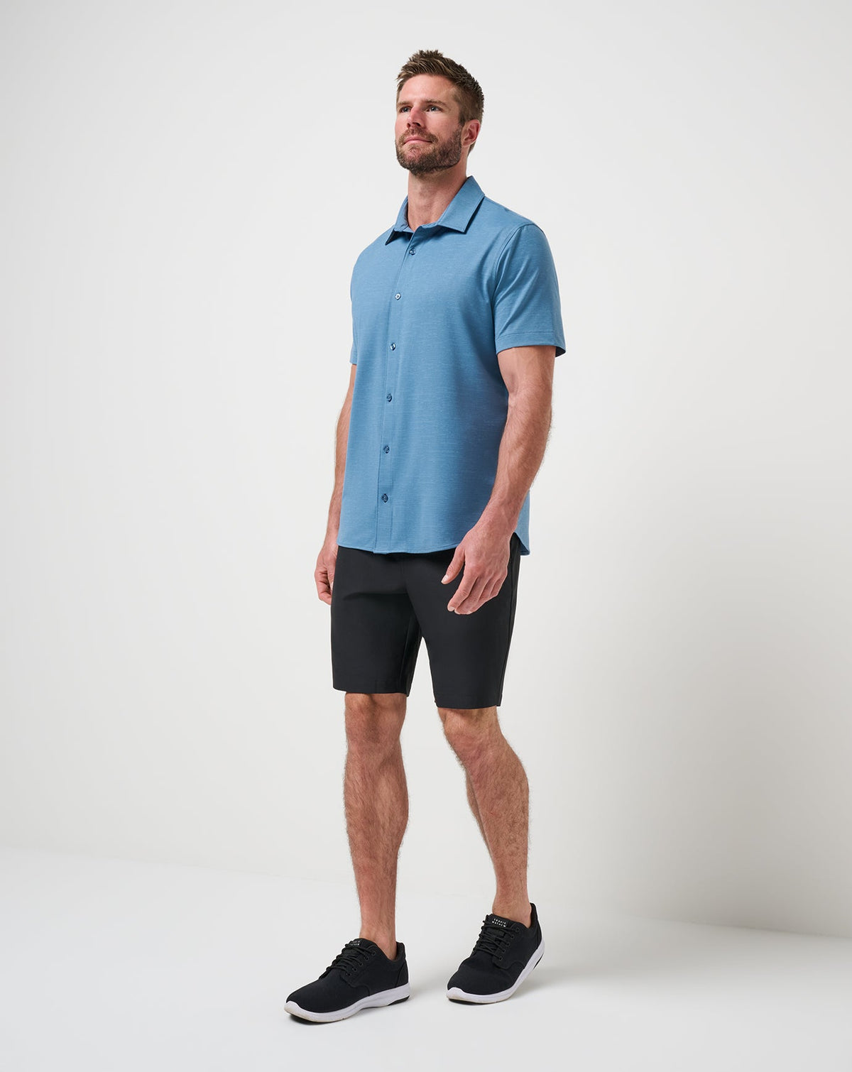 Call An Audible Short 9In Black | Travis Mathew