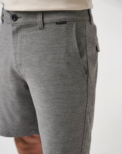 Adirondack Short 9In Heather Black | Travis Mathew