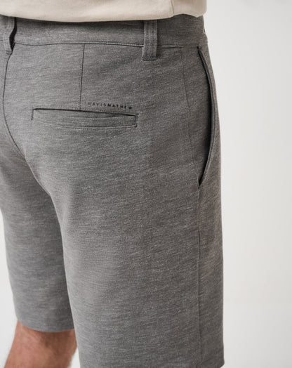 Adirondack Short 9In Heather Black | Travis Mathew