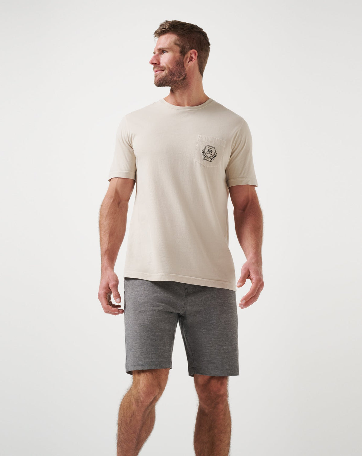 Adirondack Short 9In Heather Black | Travis Mathew