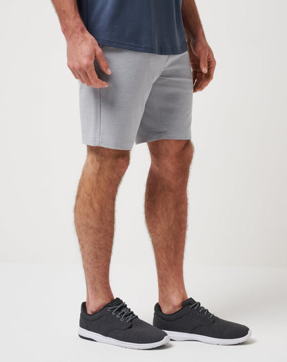 Adirondack Short 9In Heather Sleet | Travis Mathew