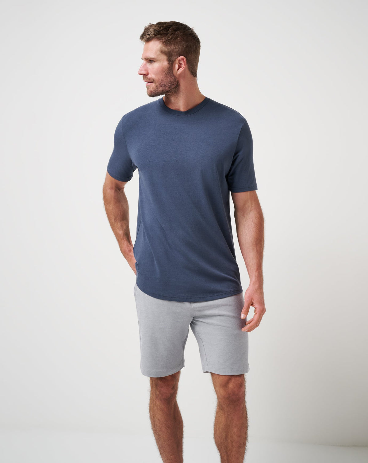 Adirondack Short 9In Heather Sleet | Travis Mathew