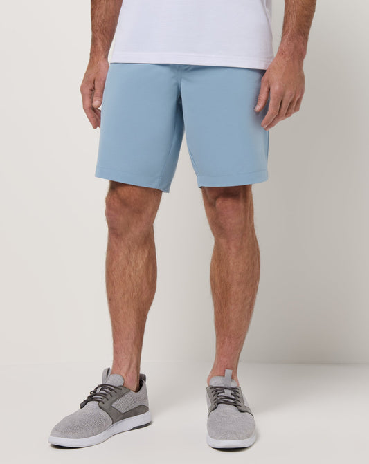 Tech Knit Short 9In Ash Blue | Travis Mathew