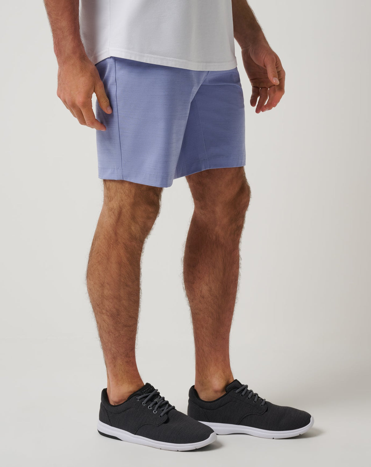 Travel Year Short 9In Heather Violet Storm | Travis Mathew