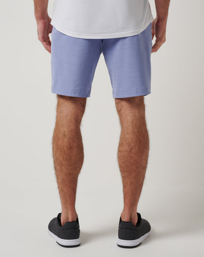 Travel Year Short 9In Heather Violet Storm | Travis Mathew