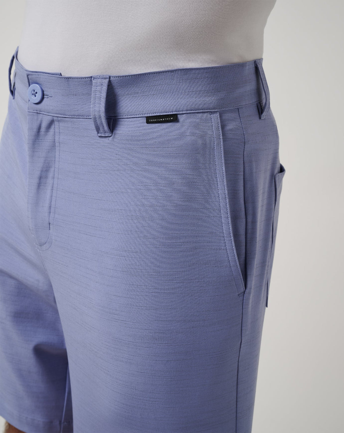 Travel Year Short 9In Heather Violet Storm | Travis Mathew