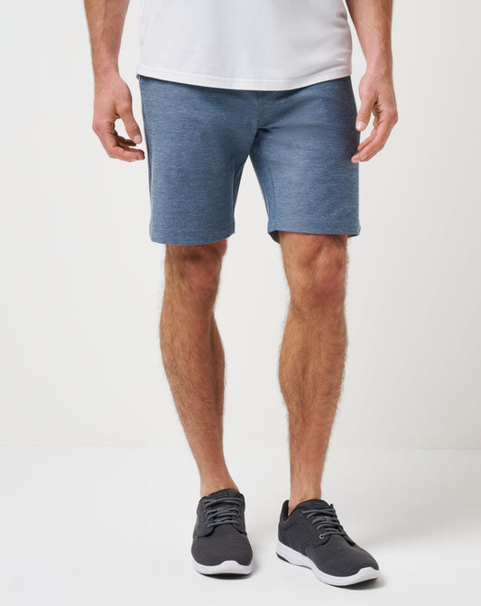 Adirondack Short 9In Heather Navy | Travis Mathew
