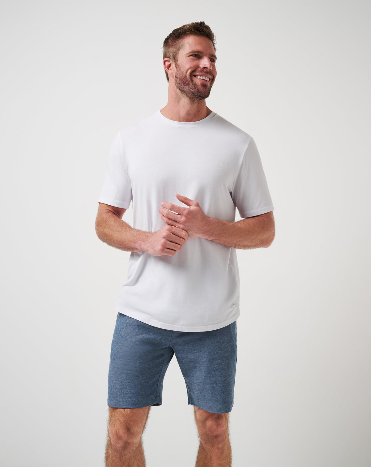 Adirondack Short 9In Heather Navy | Travis Mathew