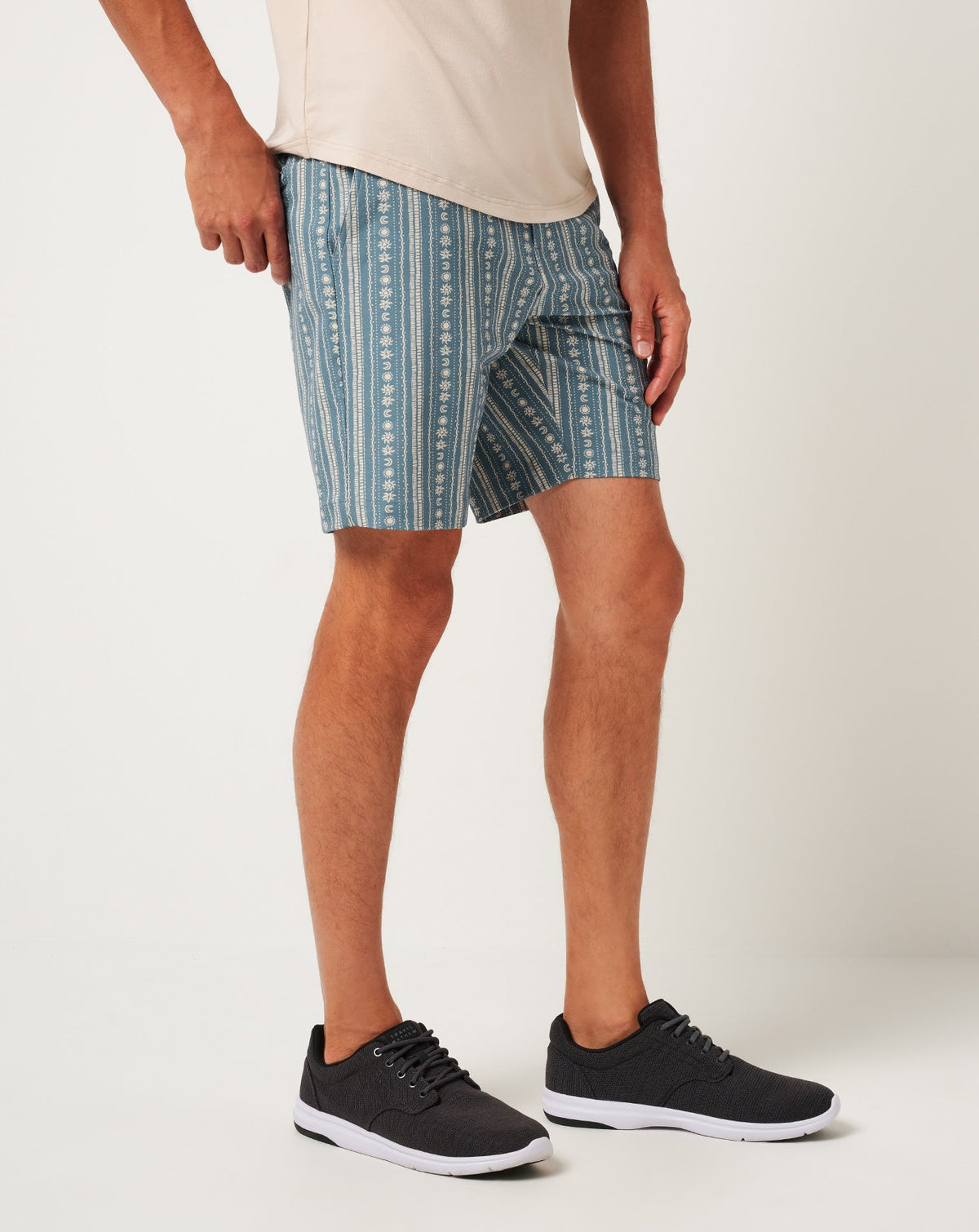 Tech Chino Print Short 8In Captains Blue | Travis Mathew