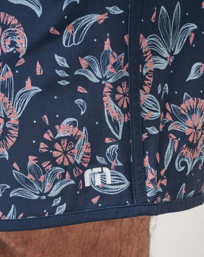 Flourish Boardshort Mood Indigo/Vintage Indigo | Travis Mathew