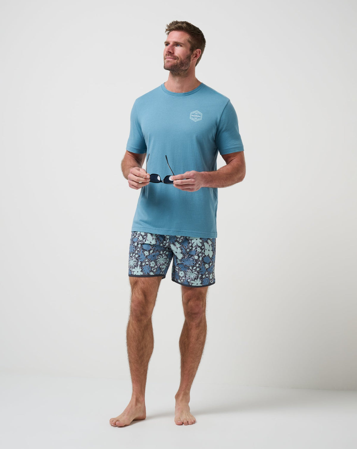 Canoe Cruise Boardshort Heather Grey | Travis Mathew