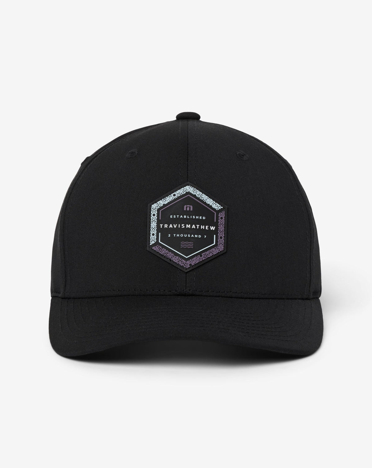Word Of Mouth Snapback Hat Black | Travis Mathew