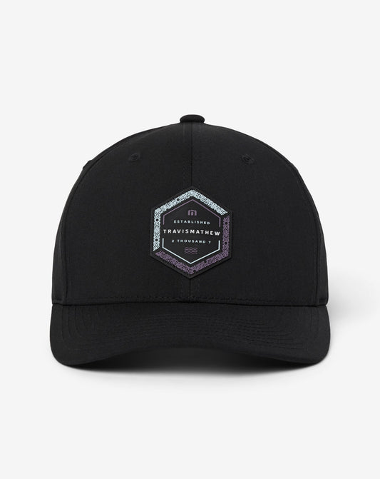 Word Of Mouth Snapback Hat Black | Travis Mathew