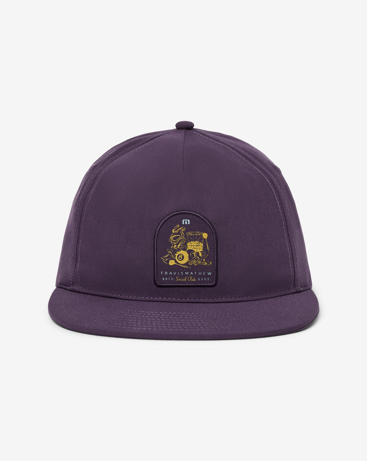 Social Hour Snapback Hat Purple Velvet | Travis Mathew