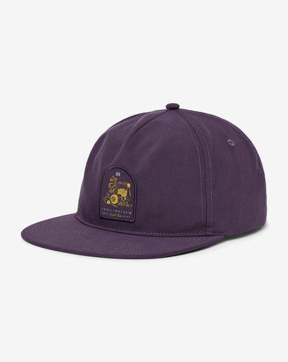Social Hour Snapback Hat Purple Velvet | Travis Mathew